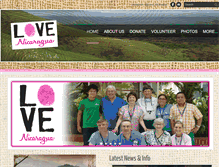 Tablet Screenshot of lovenicaragua.org